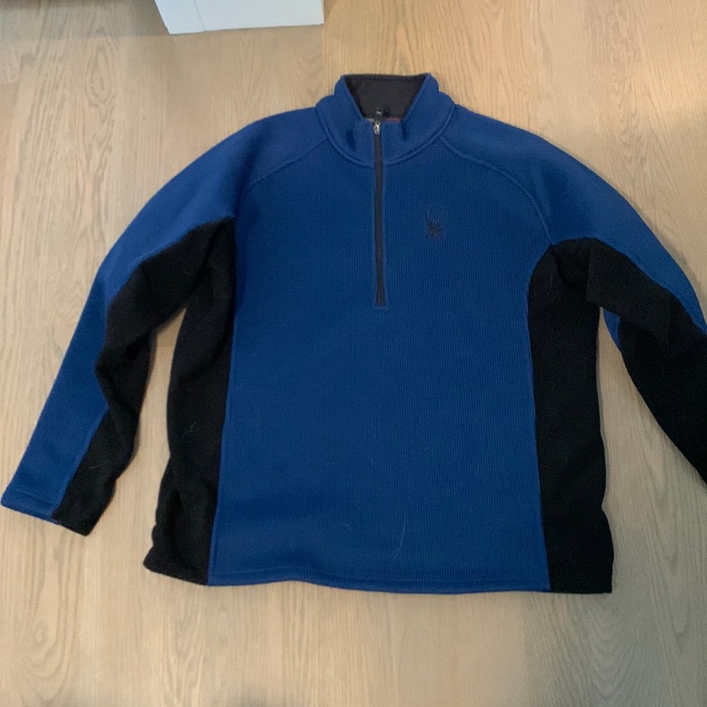 Mens Spyder Quarter zip size XL